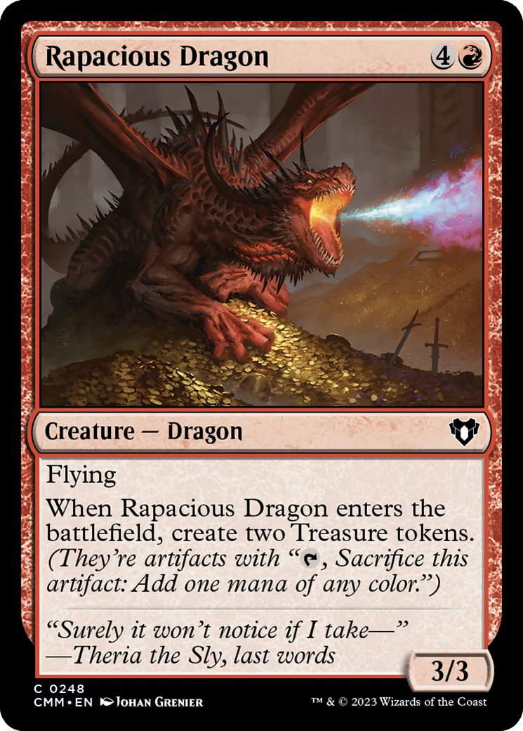 Rapacious Dragon [Commander Masters] | Gam3 Escape