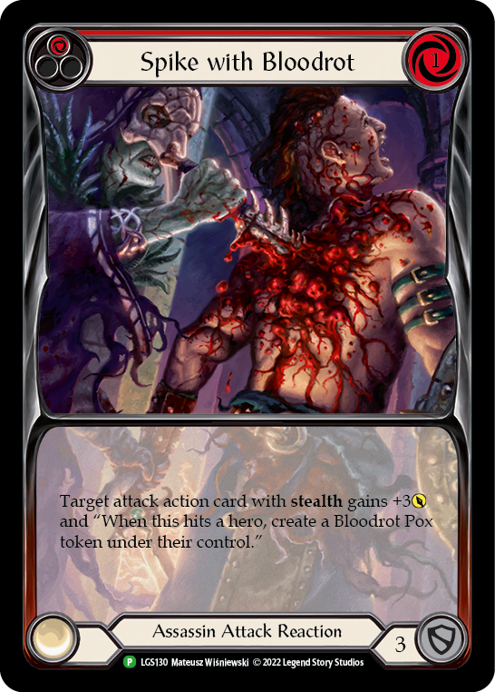 Spike with Bloodrot [LGS130] (Promo)  Rainbow Foil | Gam3 Escape
