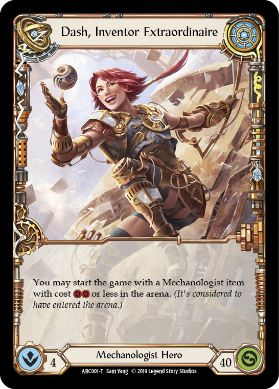Dash // Dash, Inventor Extraordinaire [ARC002-T // ARC001-T] (Arcane Rising)  1st Edition Normal | Gam3 Escape