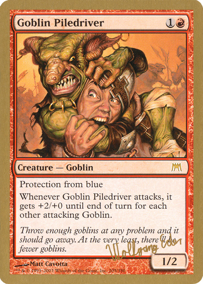 Goblin Piledriver (Wolfgang Eder) [World Championship Decks 2003] | Gam3 Escape