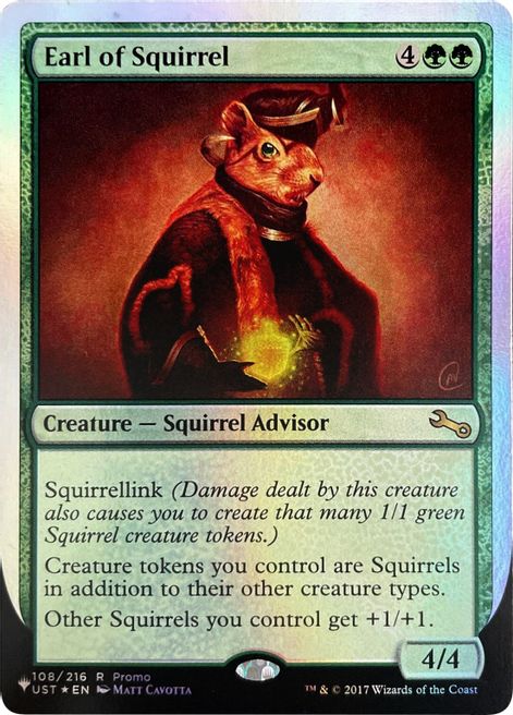 Earl of Squirrel (Unfinity Foil Edition) [The List] | Gam3 Escape