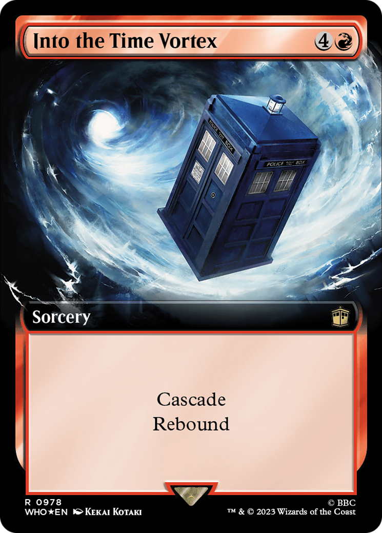 Into the Time Vortex (Extended Art) (Surge Foil) [Doctor Who] | Gam3 Escape