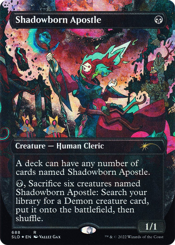 Shadowborn Apostle (688) (Borderless) [Secret Lair Drop Promos] | Gam3 Escape