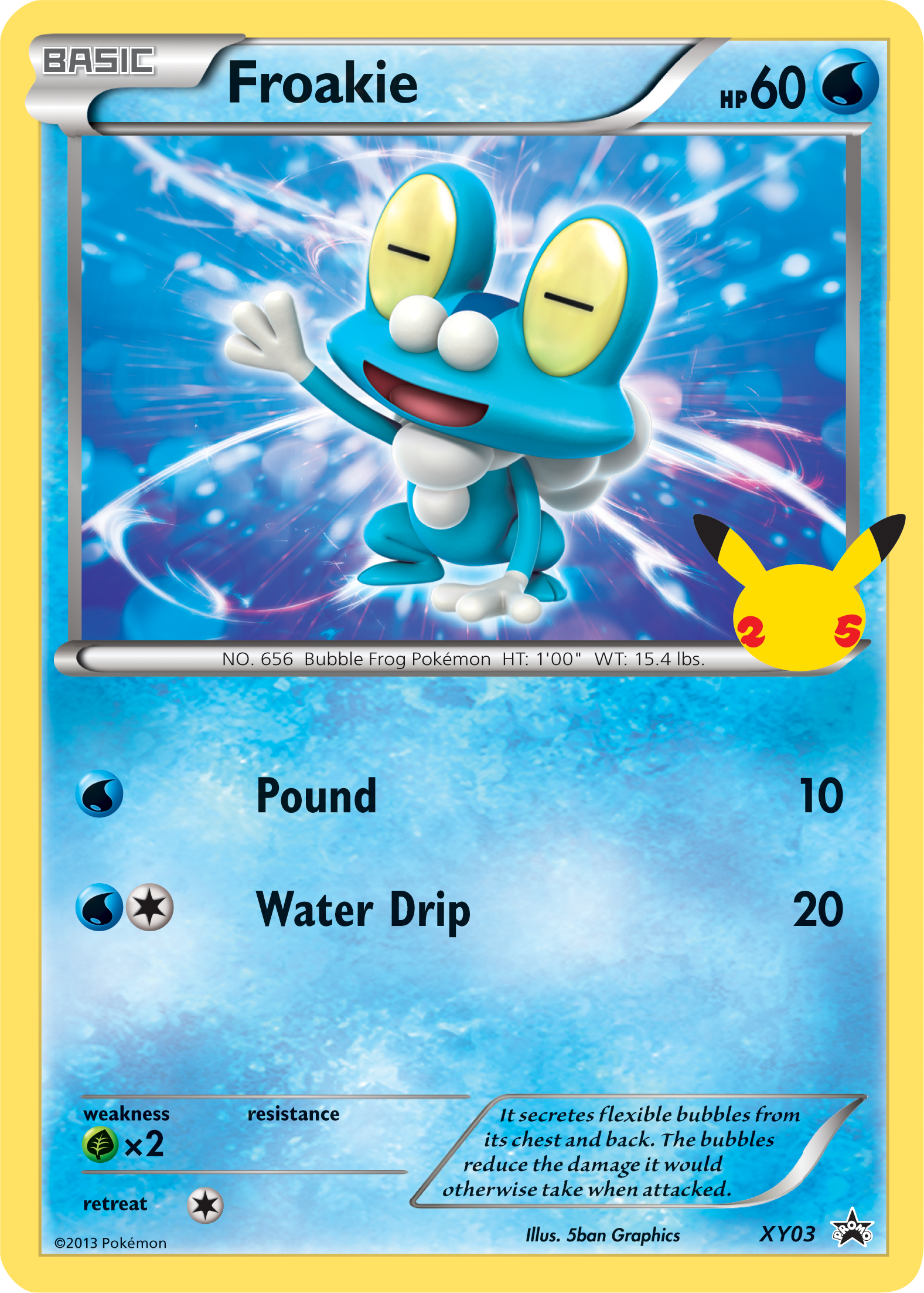 Froakie (XY03) (Jumbo Card) [First Partner Pack] | Gam3 Escape