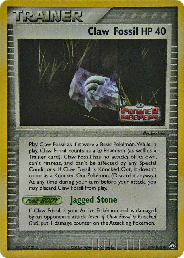 Claw Fossil (84/108) (Stamped) [EX: Power Keepers] | Gam3 Escape