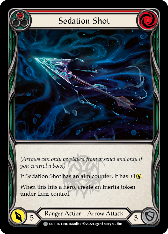 Sedation Shot (Red) [OUT124] (Outsiders)  Rainbow Foil | Gam3 Escape