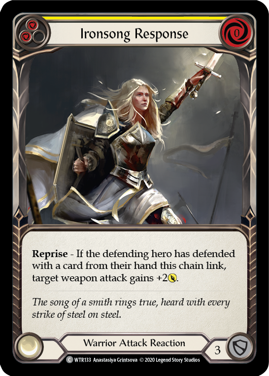 Ironsong Response (Yellow) [U-WTR133] (Welcome to Rathe Unlimited)  Unlimited Rainbow Foil | Gam3 Escape