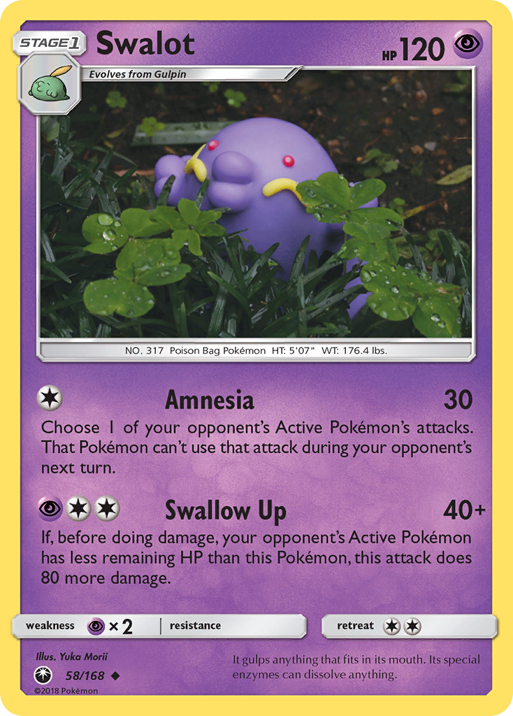 Swalot (58/168) [Sun & Moon: Celestial Storm] | Gam3 Escape