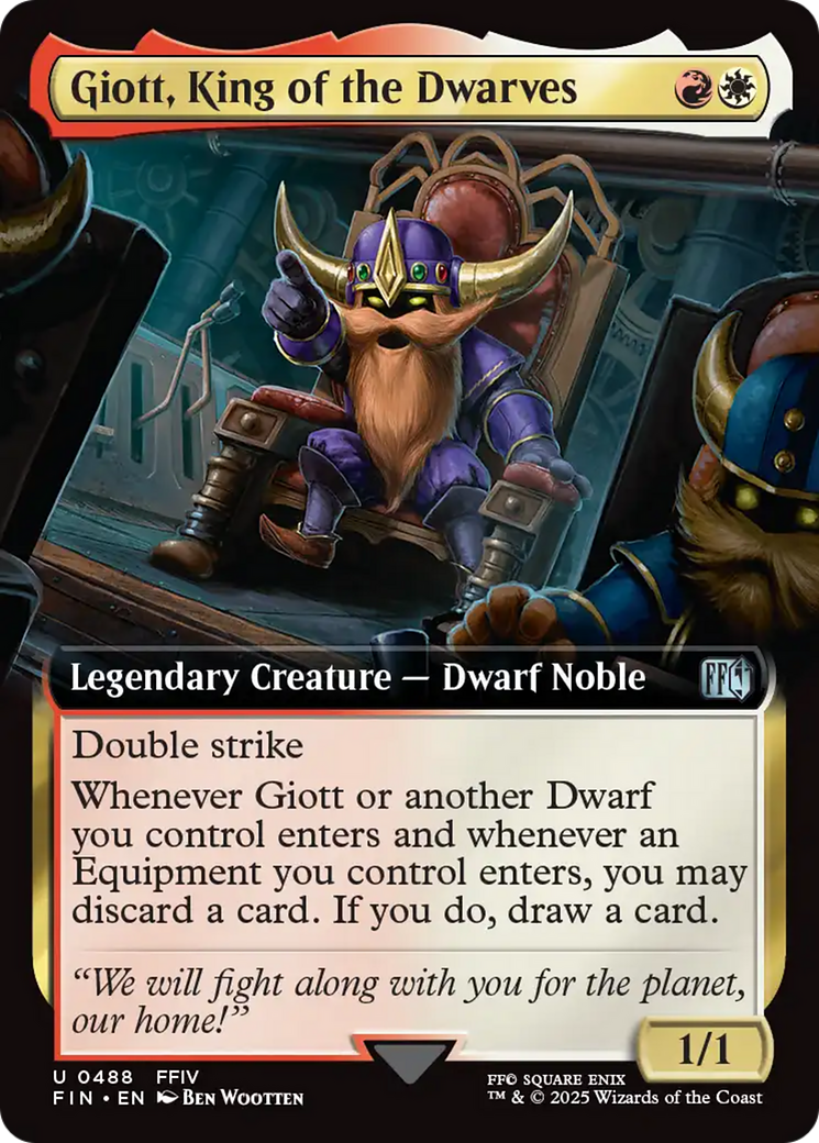 Giott, King of the Dwarves (Extended Art) [FINAL FANTASY] | Gam3 Escape