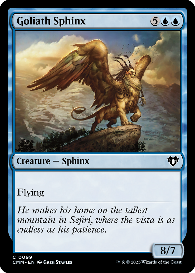 Goliath Sphinx [Commander Masters] | Gam3 Escape