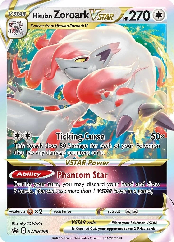 Hisuian Zoroark VSTAR (SWSH298) (Jumbo Card) [Sword & Shield: Lost Origin] | Gam3 Escape