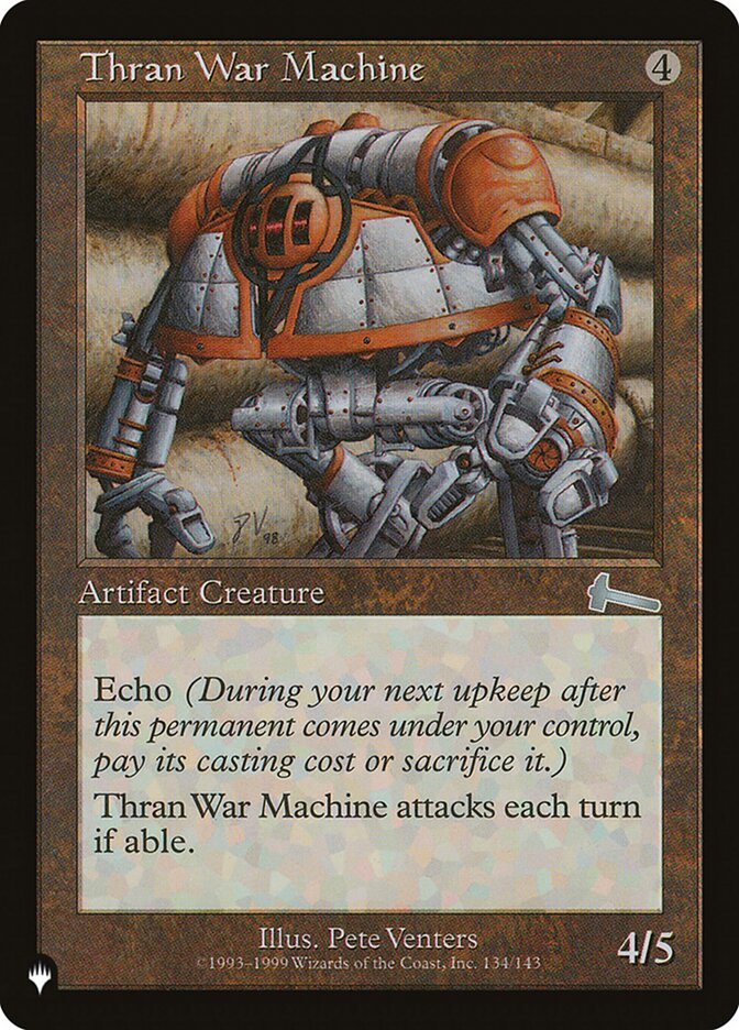 Thran War Machine [The List] | Gam3 Escape