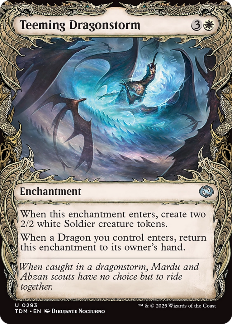 Teeming Dragonstorm (Showcase) [Tarkir: Dragonstorm] | Gam3 Escape