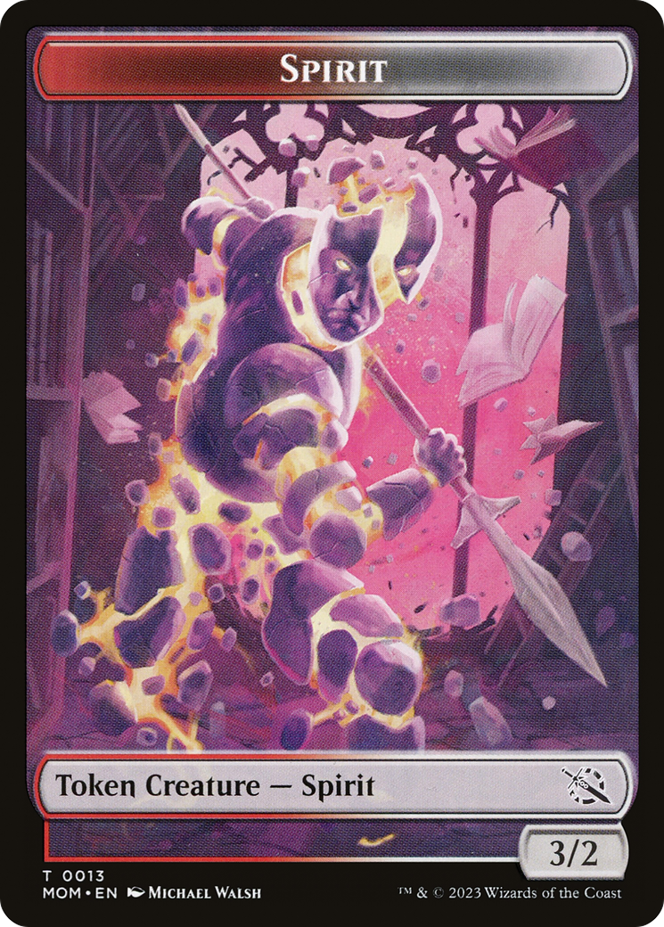 Elemental (09) // Spirit (13) Double-Sided Token [March of the Machine Tokens] | Gam3 Escape