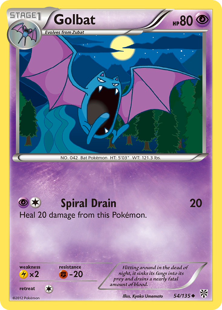 Golbat (54/135) [Black & White: Plasma Storm] | Gam3 Escape