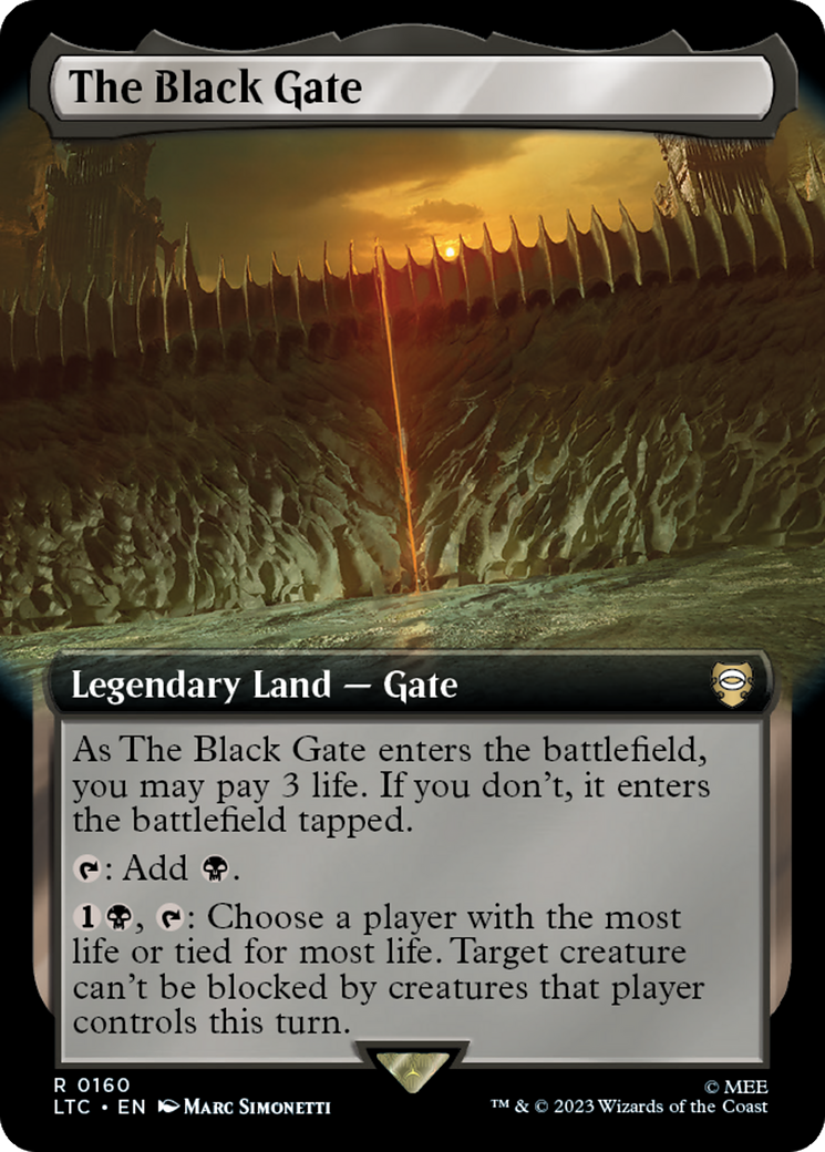 The Black Gate (Extended Art) [The Lord of the Rings: Tales of Middle-Earth Commander] | Gam3 Escape