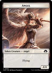 Eldrazi Spawn // Angel Double-Sided Token [Modern Horizons 3 Tokens] | Gam3 Escape