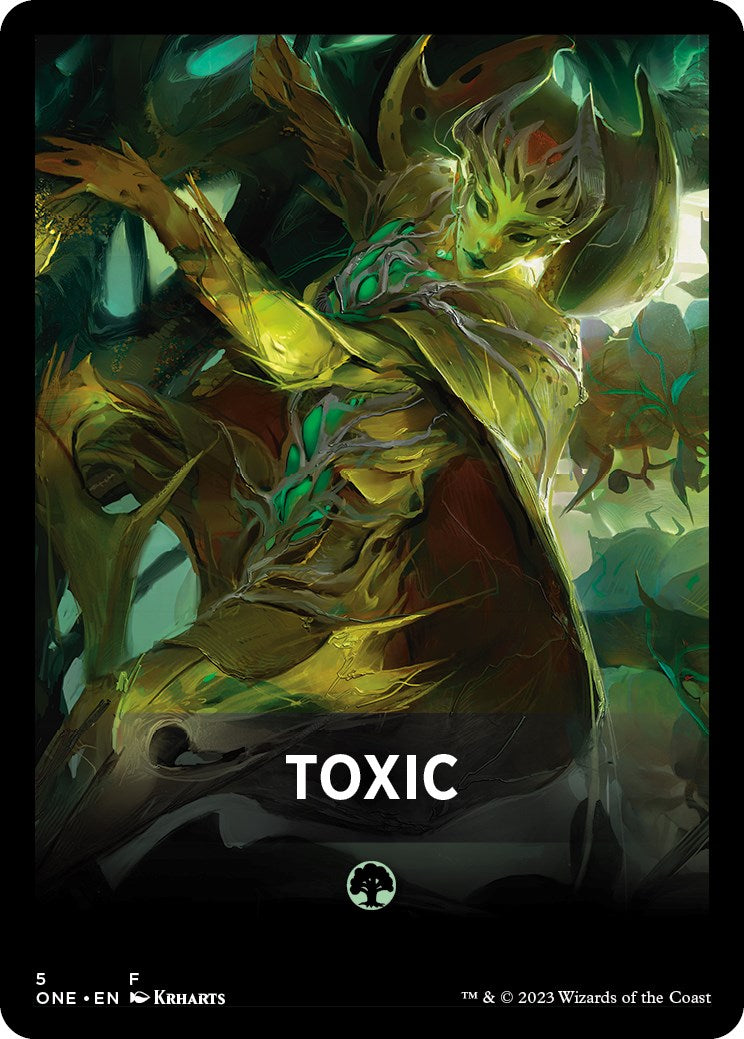 Toxic Theme Card [Phyrexia: All Will Be One Tokens] | Gam3 Escape