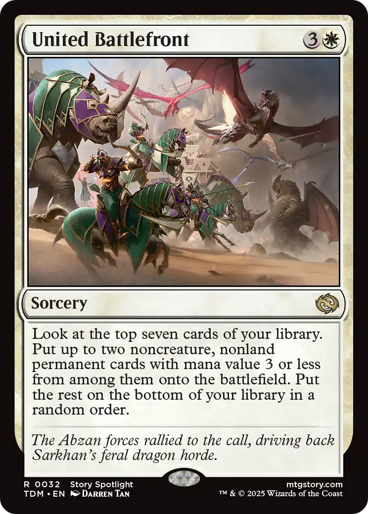 United Battlefront [Tarkir: Dragonstorm] | Gam3 Escape