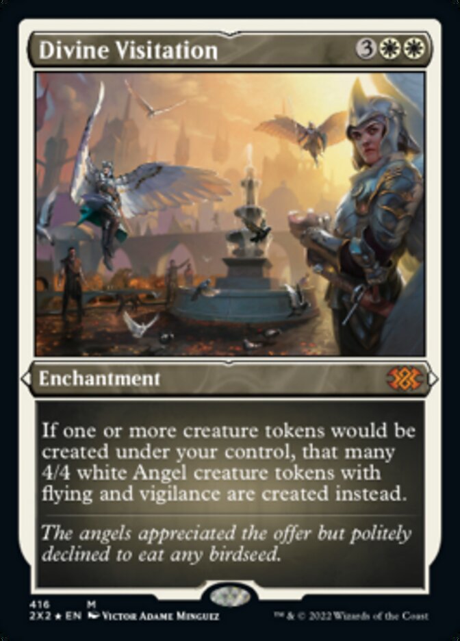 Divine Visitation (Foil Etched) [Double Masters 2022] | Gam3 Escape