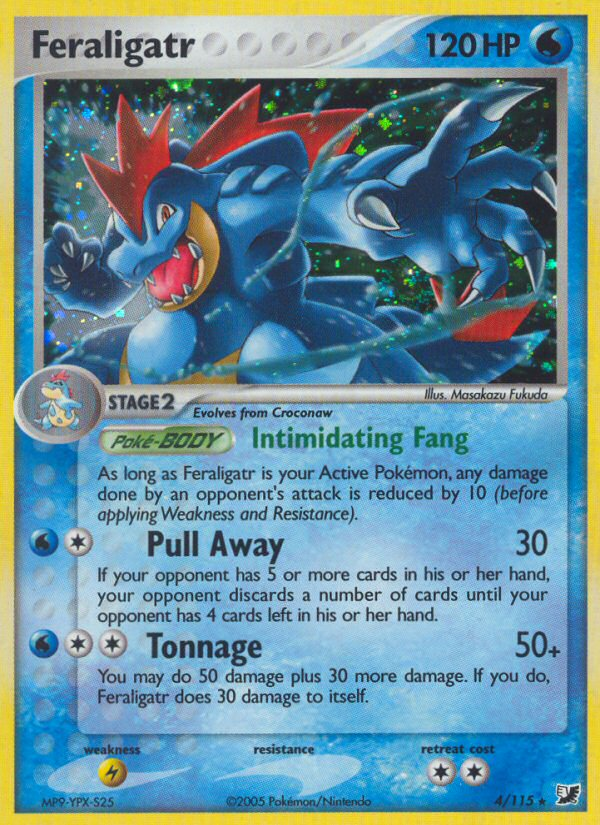 Feraligatr (4/115) [EX: Unseen Forces] | Gam3 Escape