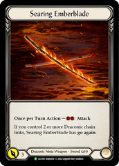 Searing Emberblade [LGS105] (Promo)  Cold Foil | Gam3 Escape