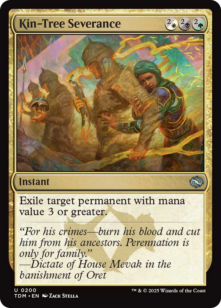 Kin-Tree Severance [Tarkir: Dragonstorm] | Gam3 Escape