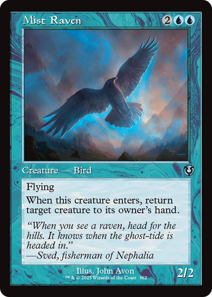 Mist Raven (Retro Frame) [Innistrad Remastered] | Gam3 Escape