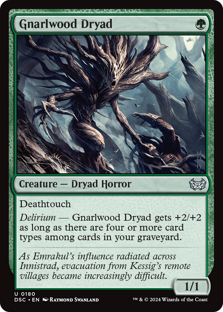 Gnarlwood Dryad [Duskmourn: House of Horror Commander] | Gam3 Escape