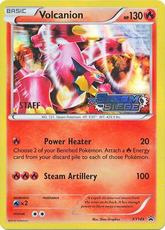 Volcanion (XY145) (Staff) [XY: Black Star Promos] | Gam3 Escape