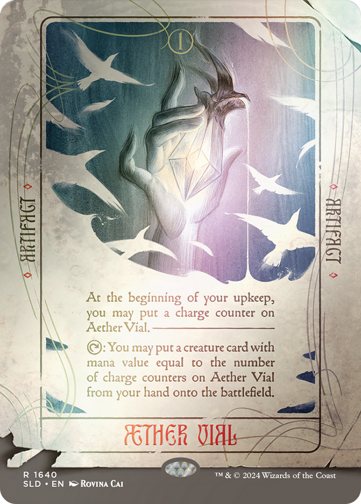 Aether Vial (Rainbow Foil) [Secret Lair Drop Series] | Gam3 Escape