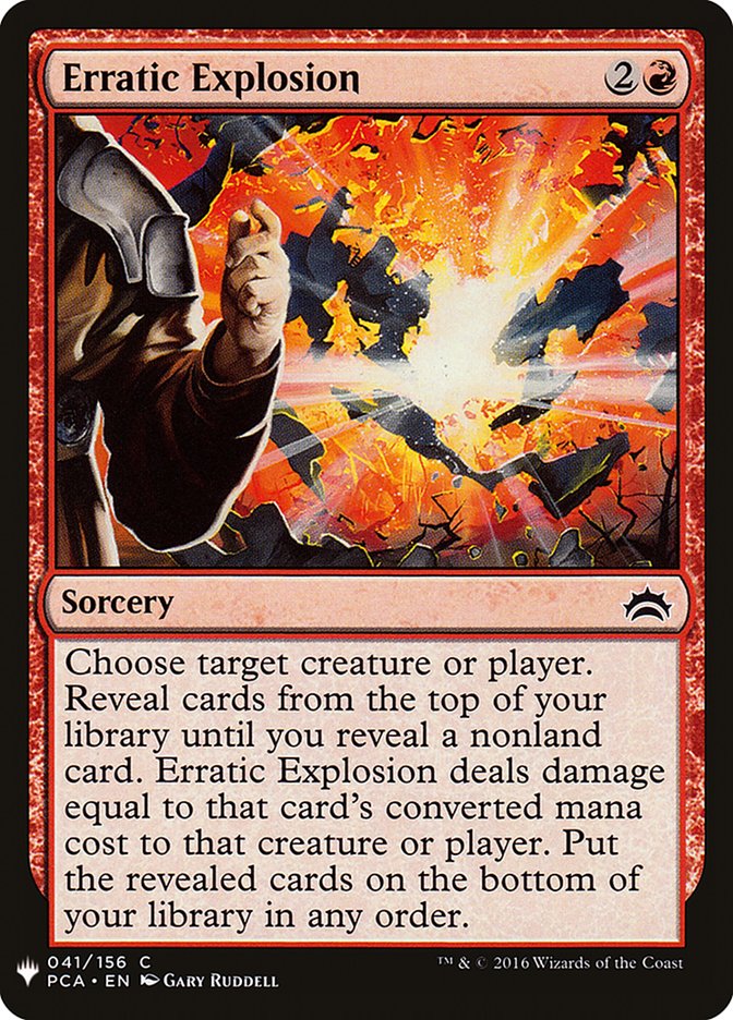 Erratic Explosion [Mystery Booster] | Gam3 Escape