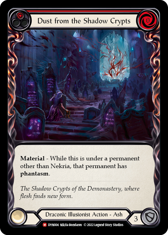 Dust from the Shadow Crypts [DYN004] (Dynasty)  Rainbow Foil | Gam3 Escape