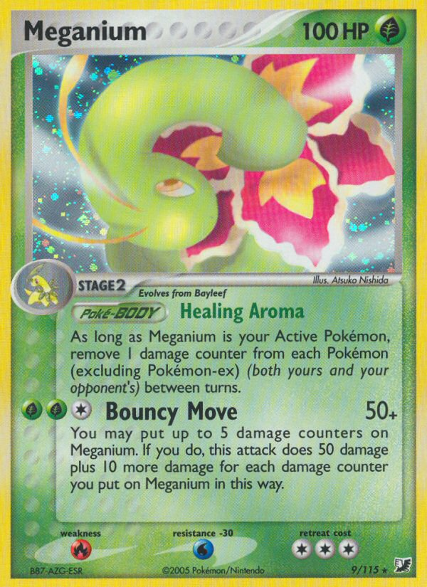 Meganium (9/115) [EX: Unseen Forces] | Gam3 Escape