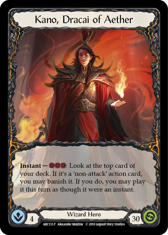 Kano // Kano, Dracai of Aether [ARC114-T // ARC113-T] (Arcane Rising)  1st Edition Normal | Gam3 Escape