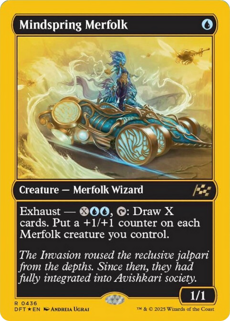 Mindspring Merfolk (First-Place Foil) [Aetherdrift] | Gam3 Escape