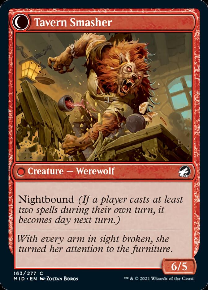 Tavern Ruffian // Tavern Smasher [Innistrad: Midnight Hunt] | Gam3 Escape