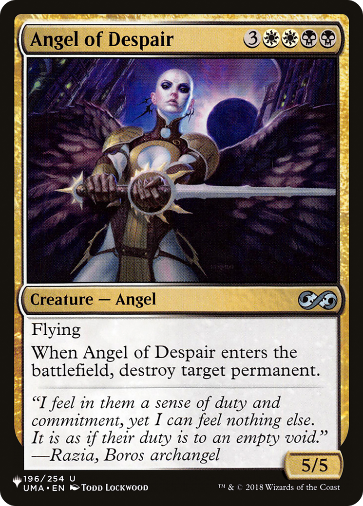 Angel of Despair [The List] | Gam3 Escape