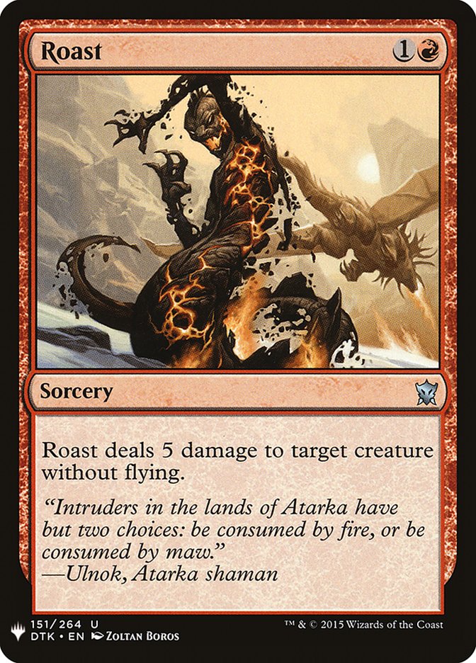 Roast [Mystery Booster] | Gam3 Escape