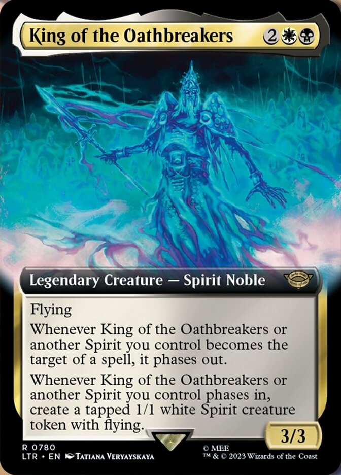 King of the Oathbreakers (Extended Art) (Surge Foil) [The Lord of the Rings: Tales of Middle-Earth] | Gam3 Escape