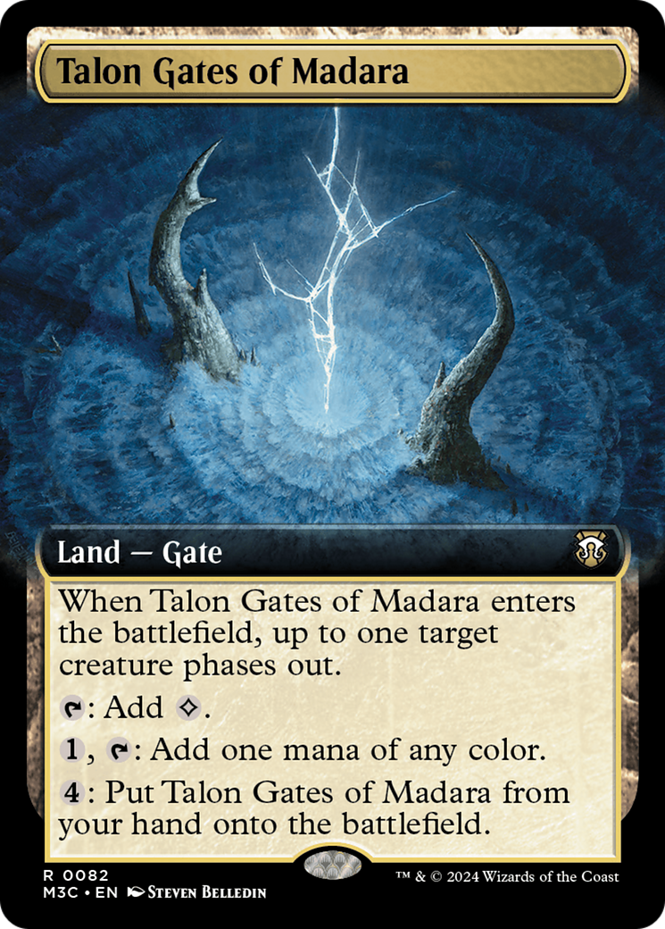 Talon Gates of Madara (Extended Art) (Ripple Foil) [Modern Horizons 3 Commander] | Gam3 Escape