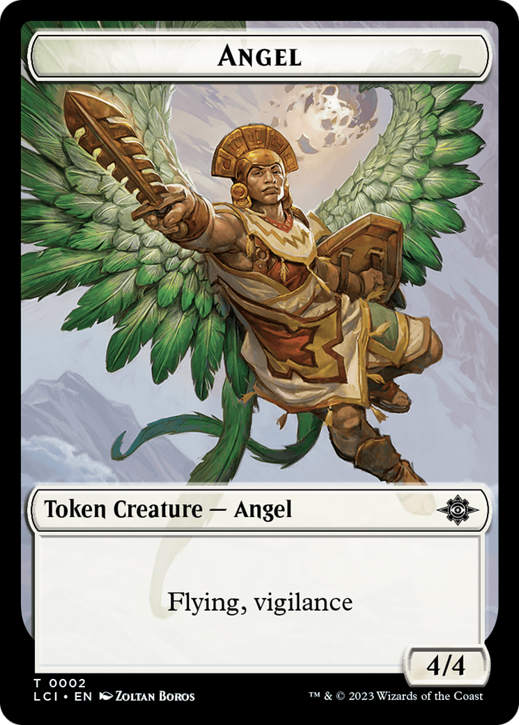 Angel Token [The Lost Caverns of Ixalan Tokens] | Gam3 Escape