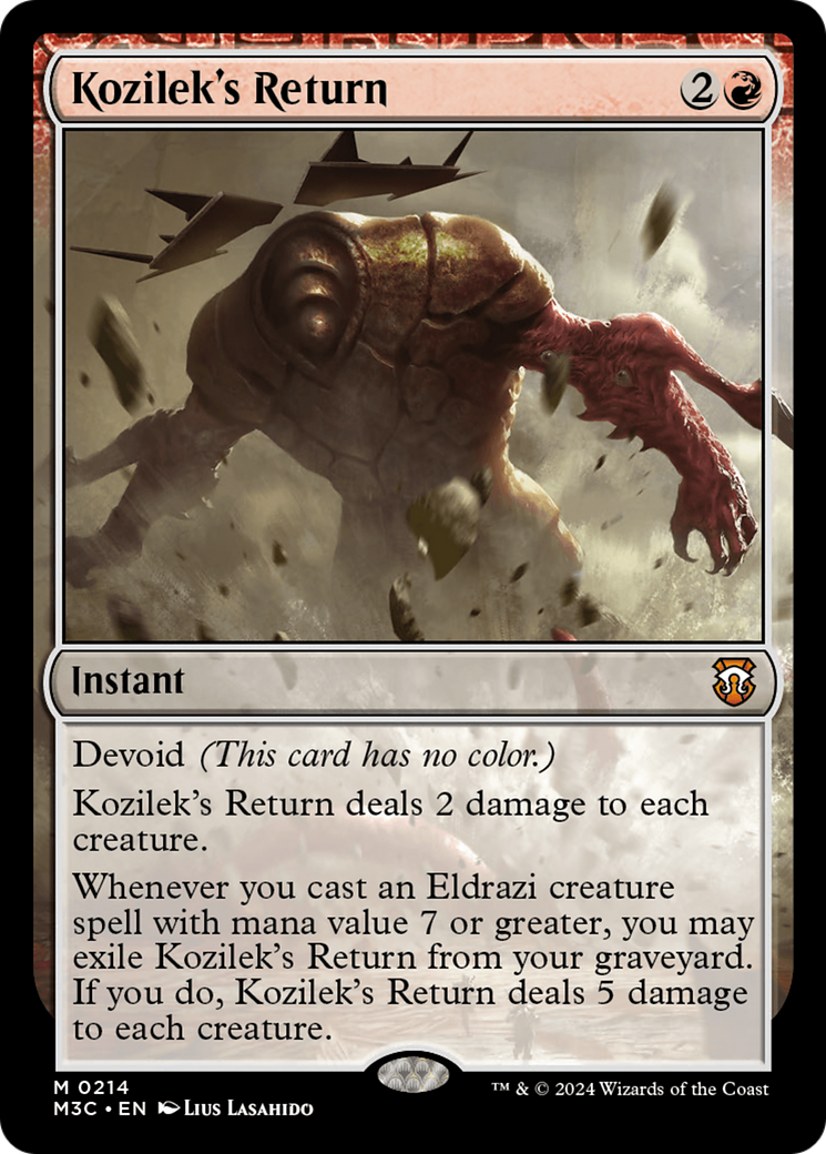 Kozilek's Return (Ripple Foil) [Modern Horizons 3 Commander] | Gam3 Escape