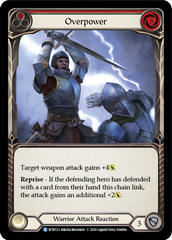 Overpower (Red) [U-WTR123] (Welcome to Rathe Unlimited)  Unlimited Rainbow Foil | Gam3 Escape