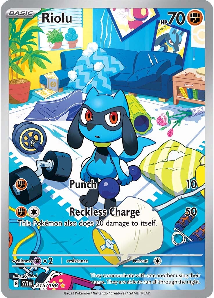 Riolu (215/198) [Scarlet & Violet: Base Set] | Gam3 Escape