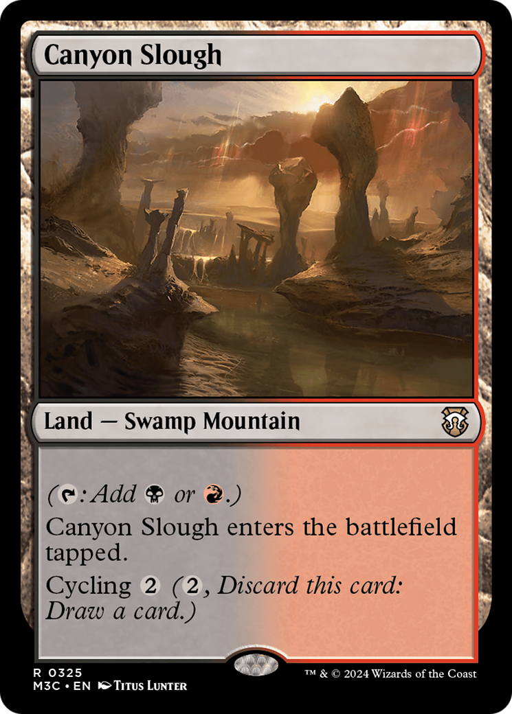 Canyon Slough (Ripple Foil) [Modern Horizons 3 Commander] | Gam3 Escape