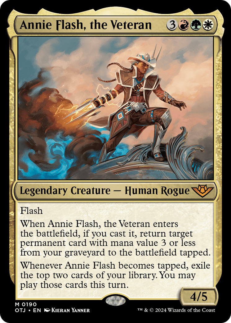 Annie Flash, the Veteran [Outlaws of Thunder Junction] | Gam3 Escape