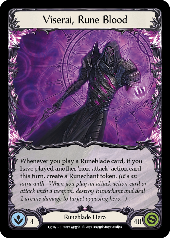 Viserai // Viserai, Rune Blood [ARC076-T // ARC075-T] (Arcane Rising)  1st Edition Normal | Gam3 Escape