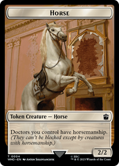 Horse // Soldier Double-Sided Token [Doctor Who Tokens] | Gam3 Escape