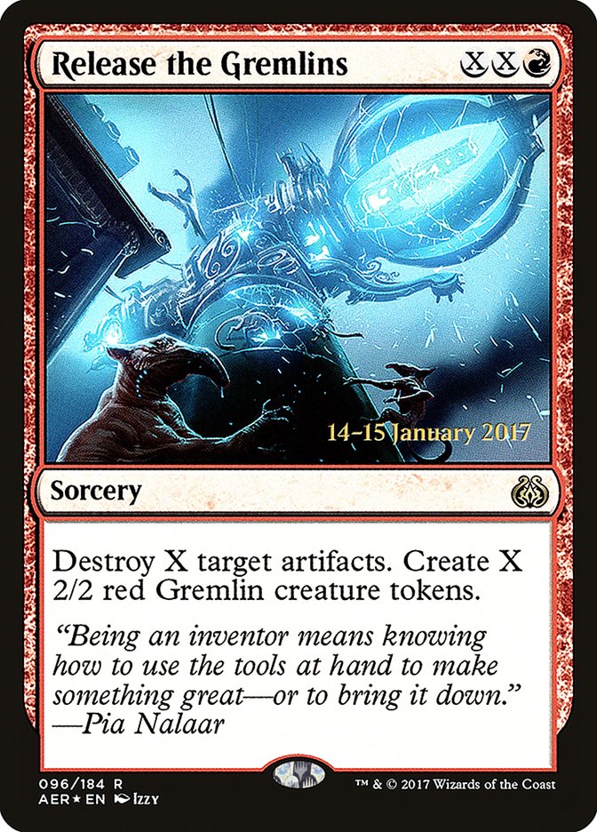 Release the Gremlins [Aether Revolt Prerelease Promos] | Gam3 Escape